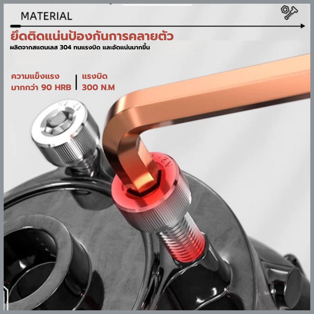 M5 สกรูหัวจมเกลียวมิล-หยาบ Hex Socket Head Cap Screw รูปที่ 2