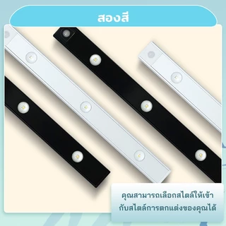 ไฟเซนเซอร์ โคมไฟ led ไฟเซ็นเซอร์อัตโนมัติไร้สาย ไฟตู้เสื้อผ้า ไฟทางเดิน หรี่แสงได้ 3สี ชาร์จยูเอสบี