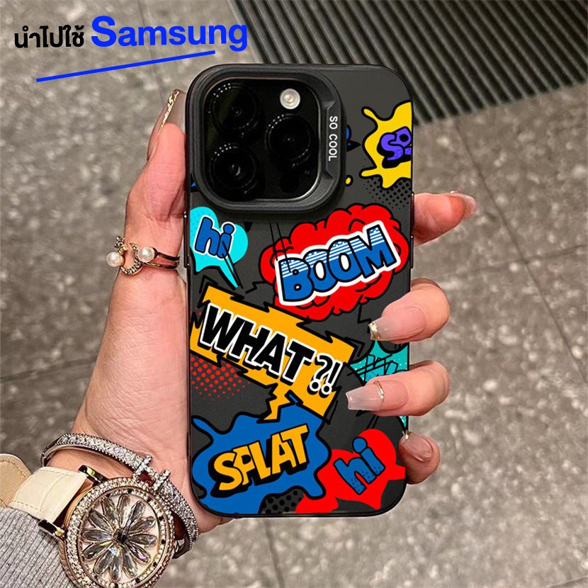 สำหรับ Samsung เคสโทรศัพท์ แบรนด์เทรนด์ A05S A06 A15 A16 A05 A12 A34 A35 A55 A50 A51 A52 A53 A54 A13 A14 ป้องกันการตก