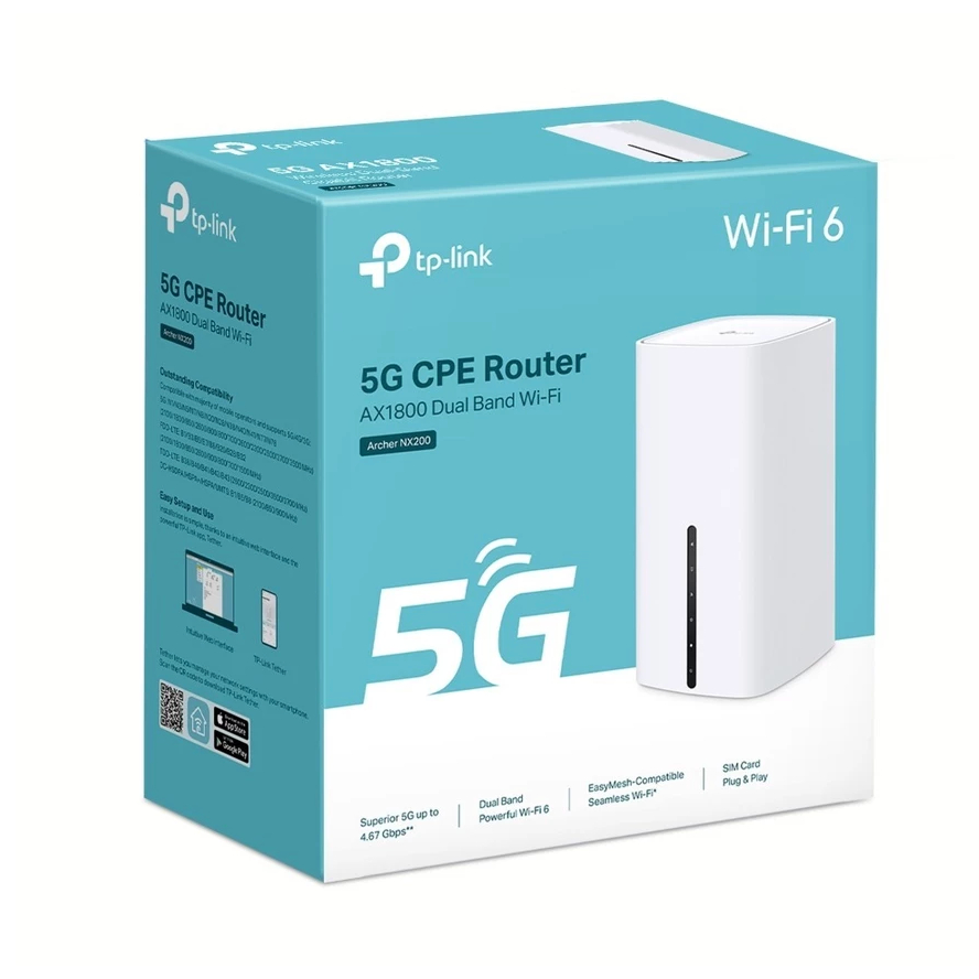 TP-LINK Archer NX200 5G AX1800 Wireless Dual-Band Gigabit Router
