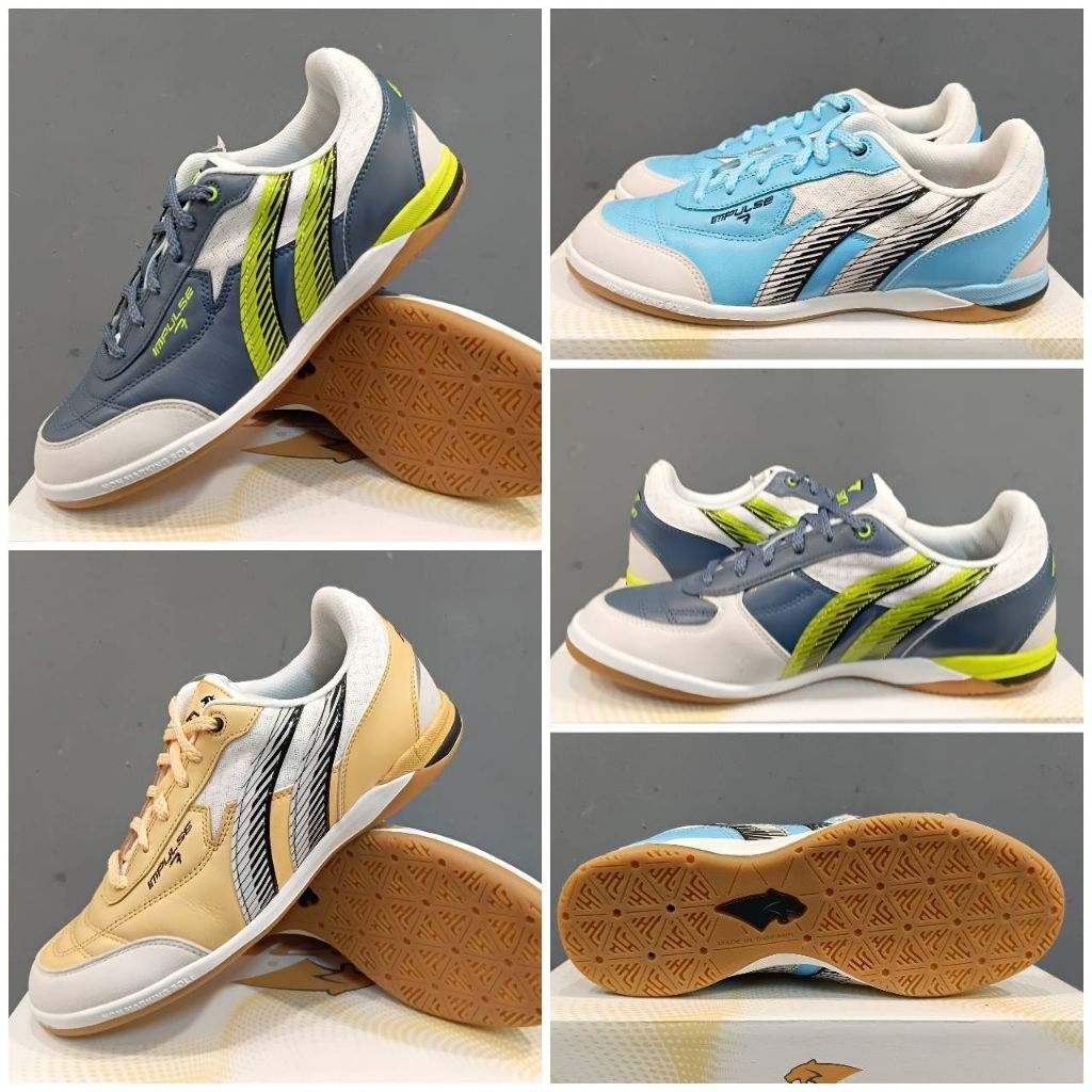 Pan รองเท้าฟุตซอล Pan IMPULSE 7 รองท็อป PF14R3 หนังวัวแท้ ราคา 1990 บาท