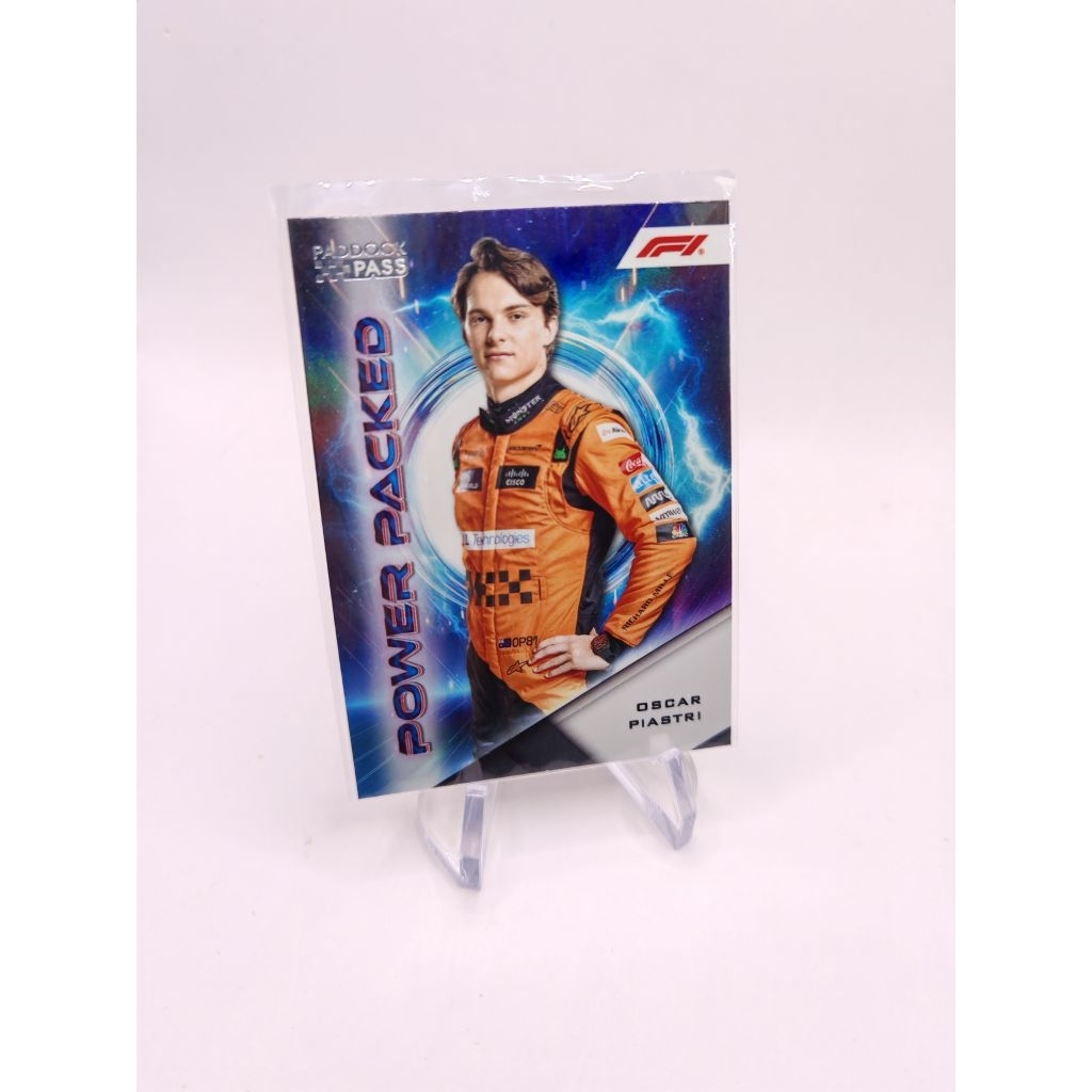 การ์ด f1 topps paddock pass 2024 oscar piastri