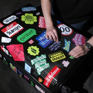 Jumbo Luggage / Travel Bag Stickers - สติ๊กเกอร์ติดกระเป๋าเดินทางขนาดใหญ่