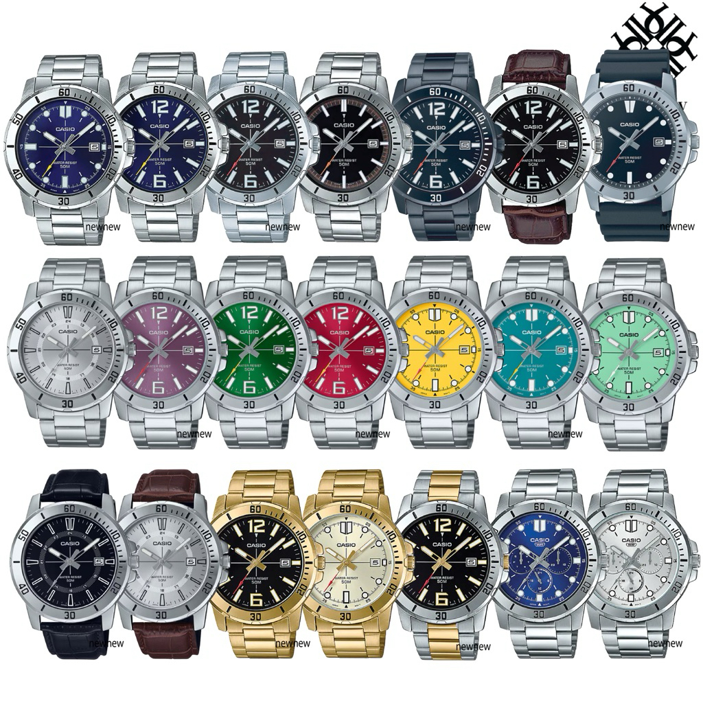 [30WOW200 ลดเพิ่ม 200 ]CASIO STANDART รุ่น MTP-VD01 ของแท้  รับประกันศูนย์ 1 ปี MTPVD01 ประกันร้าน1 ปี