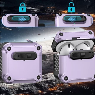 เคสแอร์พอด Pro3 Airpods4 รุ่นที่ 4 3 2 1 Pro Case Airpods ฝาครอบ คลิปล็อค ป้องกันหาย เคสแข็ง พร้อมที่คล้อง (Model.53)