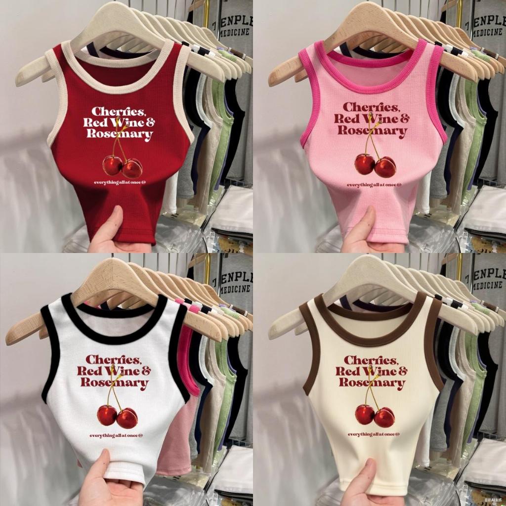 ความหลากหลายของรูปแบบ เสื้อกล้ามมีบราในตัว เสื้อกล้ามลำลอง เบสิก สีพื้นเปิดไหล่ สำหรับสตรี นุ่มและใส่สบาย