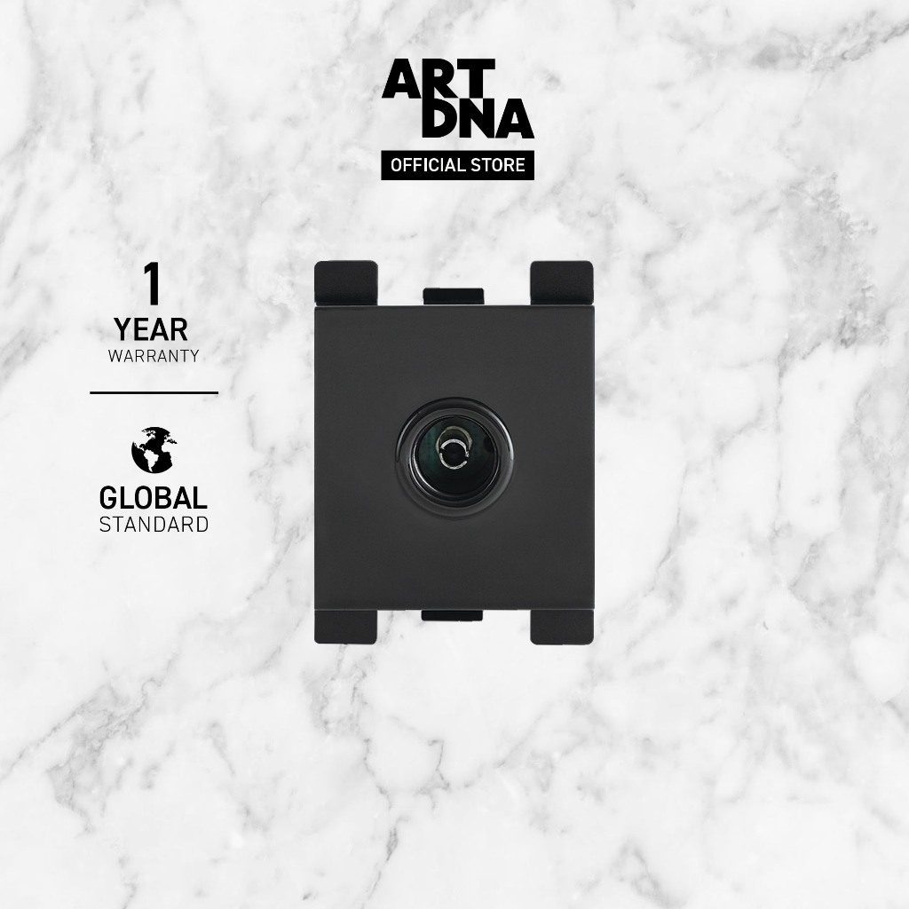 ART DNA รุ่น A61 Switch 1 Gang สีดำ design switch สวิตซ์ไฟโมเดิร์น สวิตซ์ไฟสวยๆ ปลั๊กไฟสวยๆ