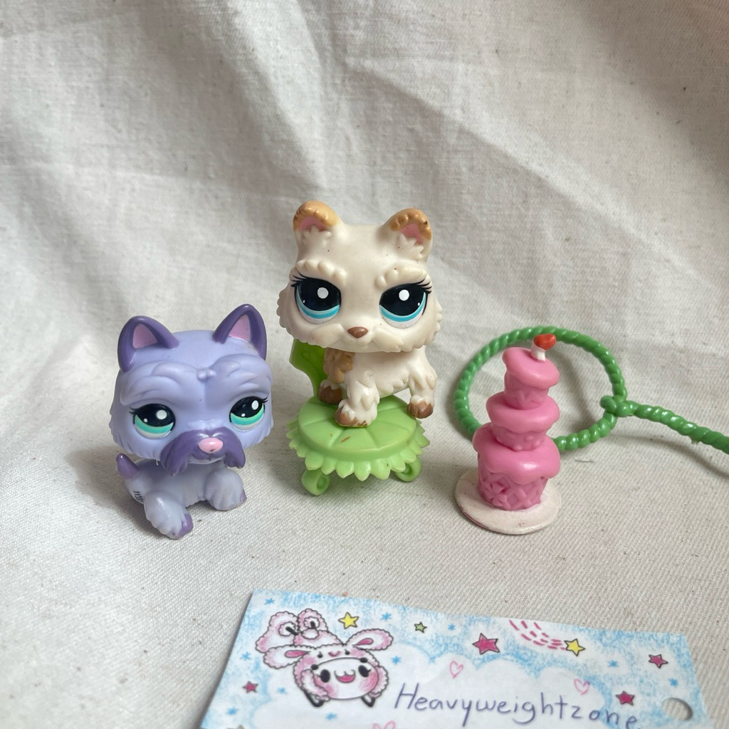 โมเดลตัวเล่นหัวดุ๊กดิ๊ก LPS  littlest pet shop Hasbro✨มือสอง สภาพดี