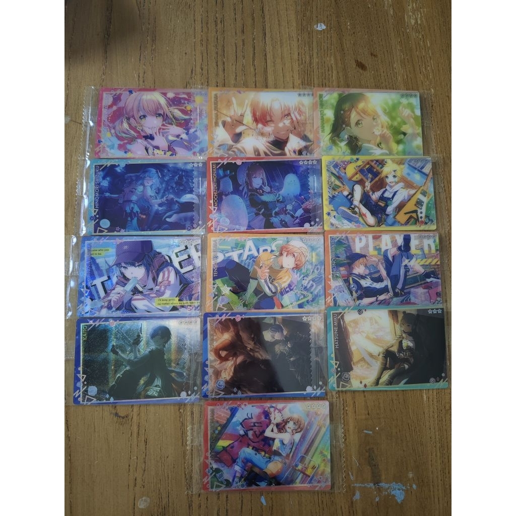 [พร้อมส่ง] Project sekai colorful stage! Wafer card การ์ดจากขนมเวเฟอร์ คัลเลอร์ฟูล สเตจ จากญี่ปุ่น