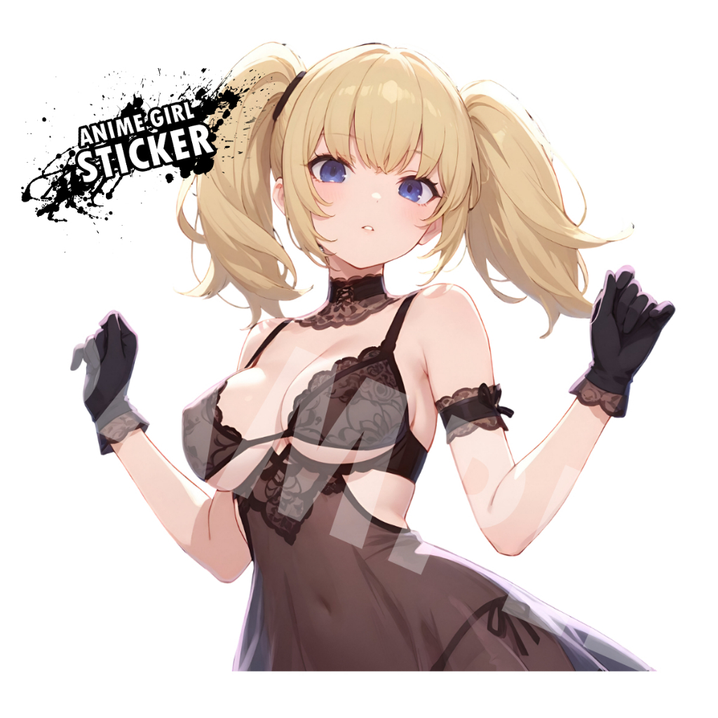 Ani grok ai anime สติ๊กเกอร์ Waifu Ani Grok Sticker elon musk ai