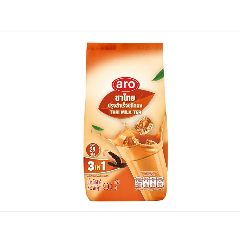 Aro เอโร่ ชาไทยปรุงสำเร็จ ชนิดผง 900 กรัม