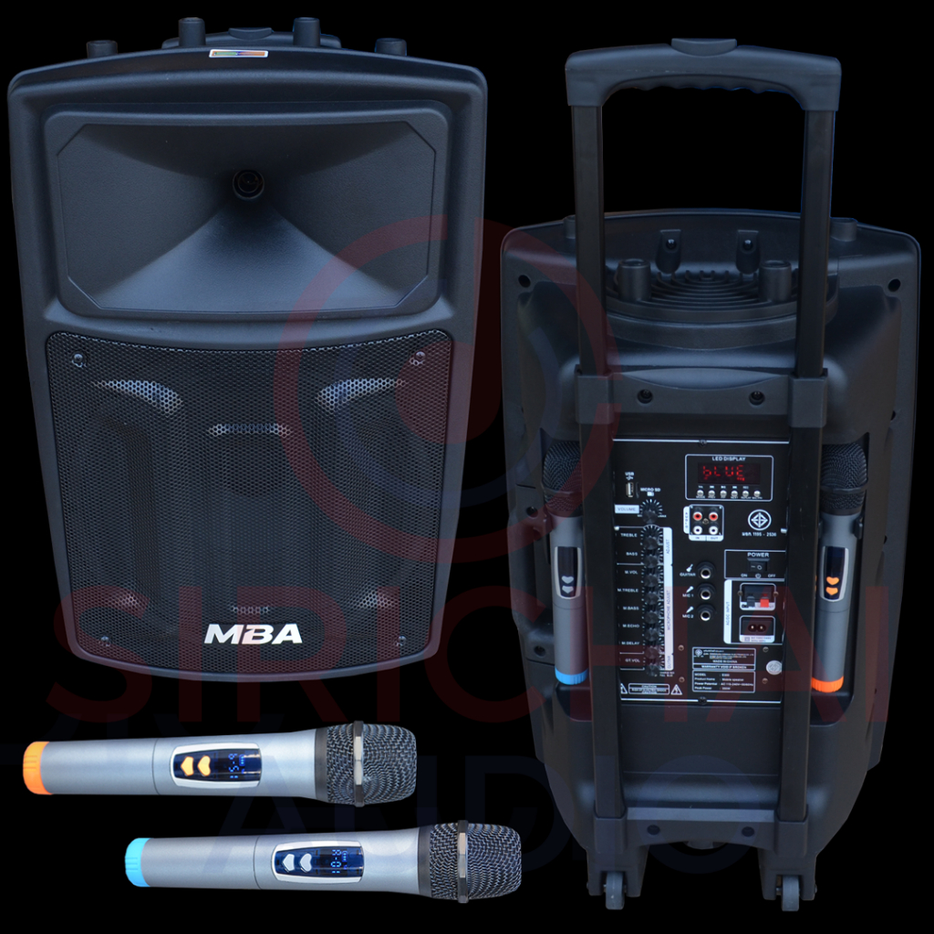 ลำโพงล้อลาก15นิ้ว MBA รุ่น MB222