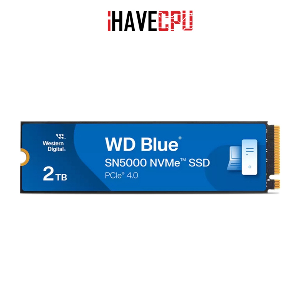 เอสเอสดี (m.2) iHAVECPU WD BLUE SN5000 2TB PCIe/NVMe GEN4x4 (WDS200T4B0E)