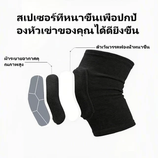 BOSLH สนับเข่า กันกระแทก ที่รัดหัวเข่า ฟองน้ำ สายรัดเข่า ป้องกันบาดเจ็บ ช่วยพยุงหัวเข่า Knee Support ที่รัดเข่าสําหรับฟุ