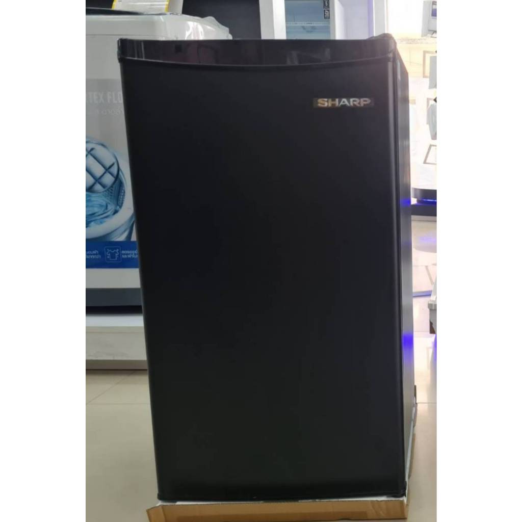 SHARP ตู้เย็นมินิบาร์ 1 ประตู ขนาด 3.2 คิว รุ่น SJ-MB90 สีดำ Black  ระบบประหยัดไฟฟ้า รับประกันคอม 5 ปี ราคา ถูกที่สุด ดีลบีเคเค แกลเลอรีภาพที่ 2
