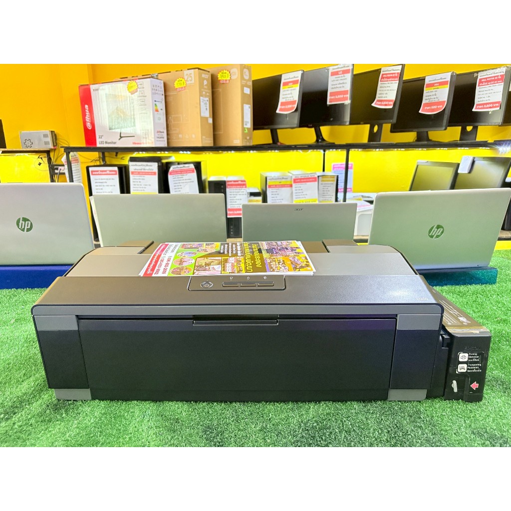 🖨ปริ้นเตอร์ Epson L1300+Ink Tank (A3)มือสอง หัวพิมพ์ 90 % 🖨