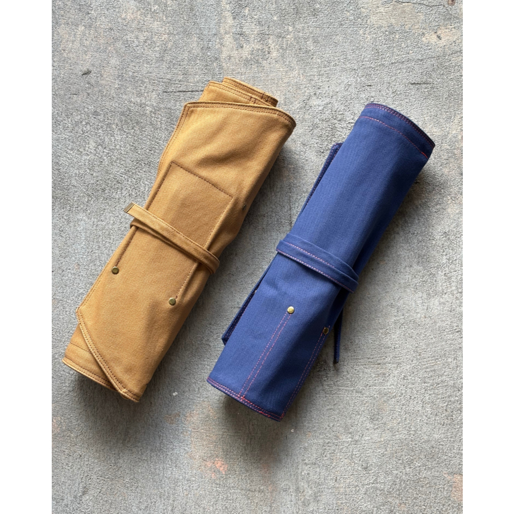 KhonKrua Canvas Chef Bag 9 pockets. กระเป๋ามีด9ช่องผ้าแคนวาส