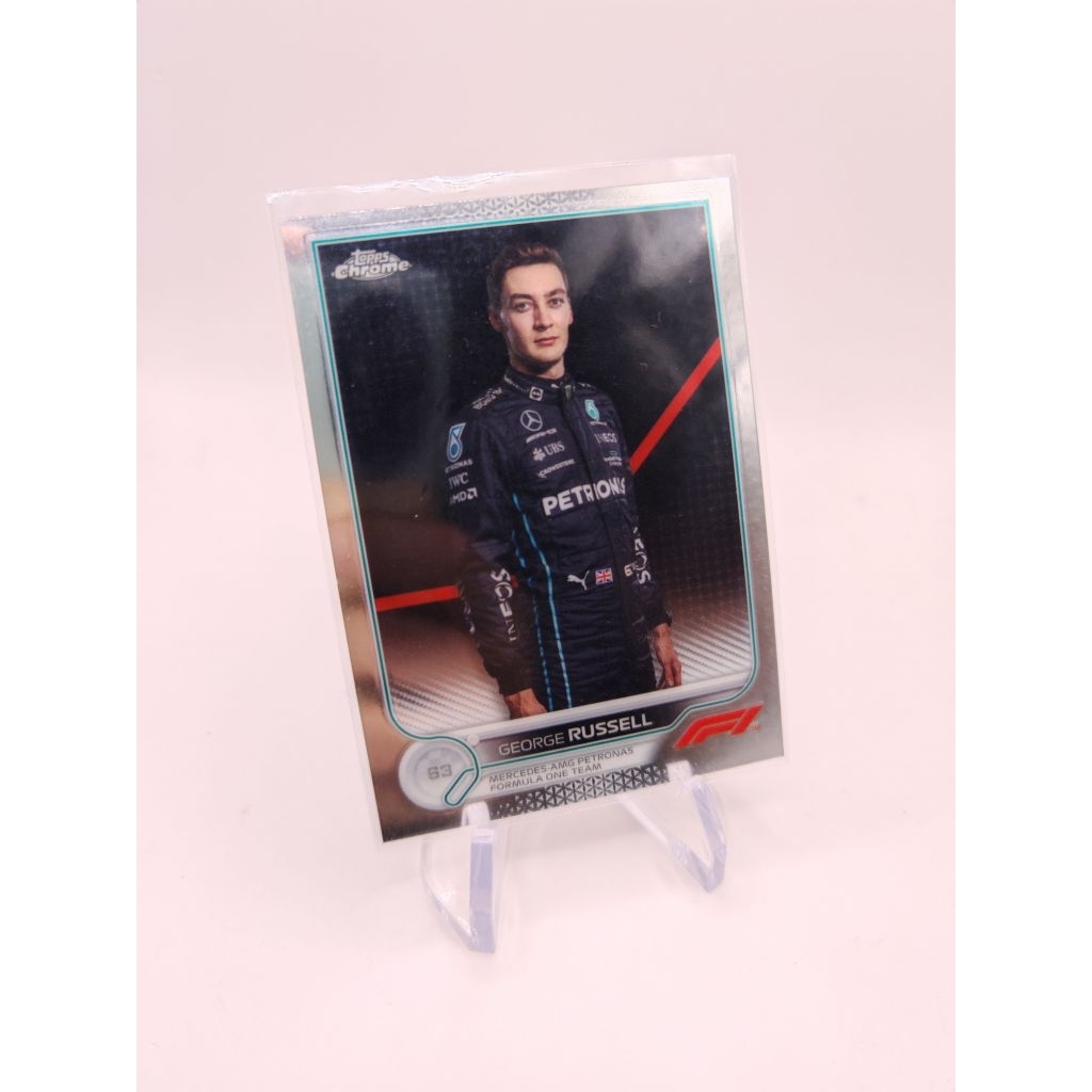 การ์ด f1 topps chrome 2022 george russell