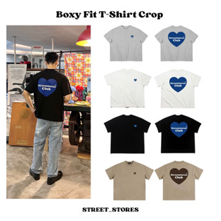 เสื้อยืดBoxy คอฟิต ทรงครอป (STClub)