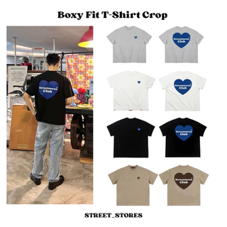 เสื้อยืดBoxy คอฟิต ทรงครอป (STClub)