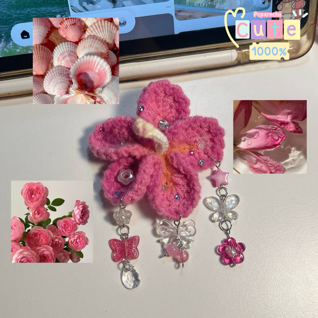 สายรัดเข็มขัดนักเรียนดอกชบา 🌺 เพิ่มจี้ห้อย - รูปที่ 5