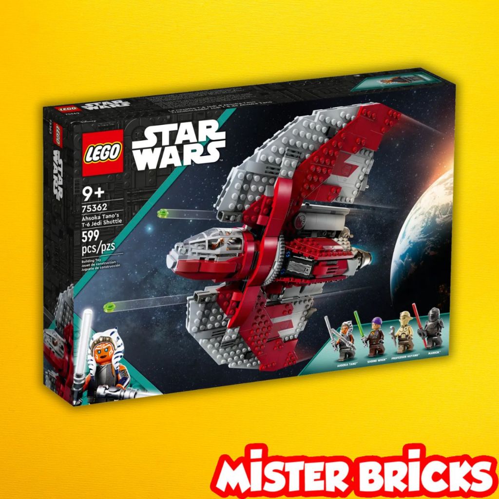 LEGO® Star Wars™ Ahsoka Tano's T-6 Jedi Shuttle (75362) - Galactic Adventure Set