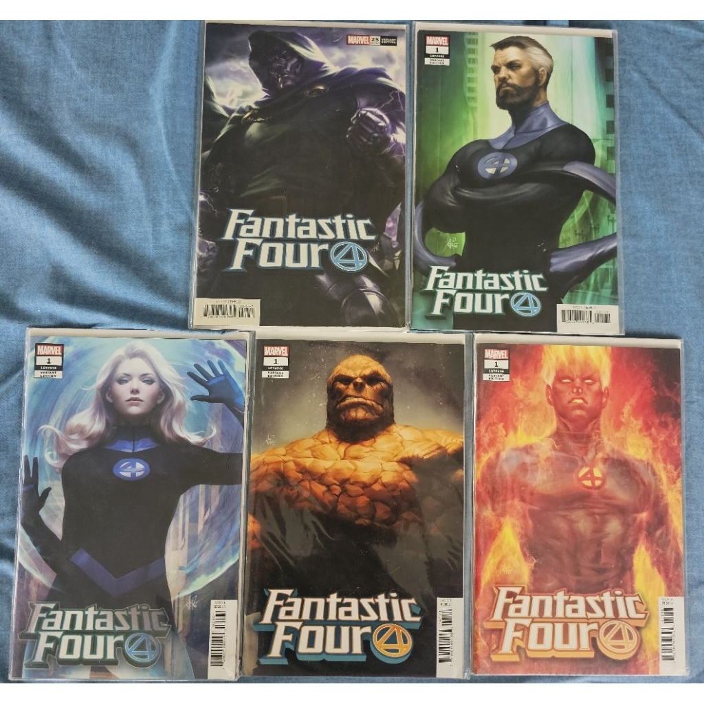 Fantastic Four #1 Artgerm Variant Set (ครบ 4 ตัวละคร + Doom)