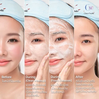 (รีฟิล 100ml ไม่มีหัวปั้ม) ซากุระคลีนซิ่งออยล์&โฟม โฟมล้างหน้าที่ลบเมคอัพได้ ไม่ต้องใช้สำลี - CMe CheerTsuMe
