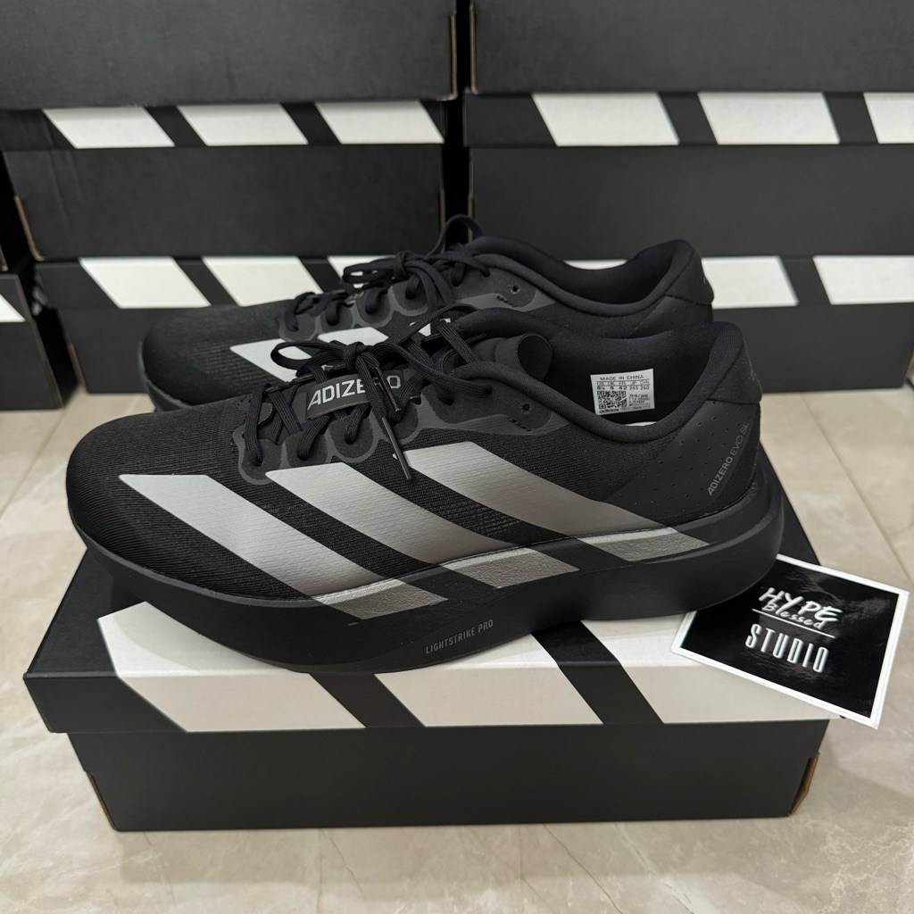 [พร้อมส่งในไทย🇹🇭] ADIDAS Adizero EVO SL Black Iron Metallic ของแท้ 100%