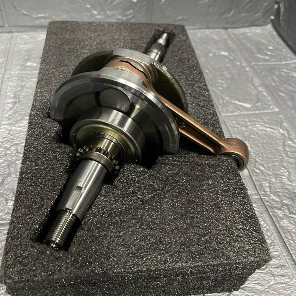 ข้อเหวี่ยงเวฟ125ชัก5ก้านGTOยืดถาวรข้อแขนโตพร้อมลูกปืนพร้อมเฟืองข้อโต104 สลัก 15 ใส่125คาร์บูR-S-Xและ125iไฟเลี้ยวบังลม - รูปที่ 2