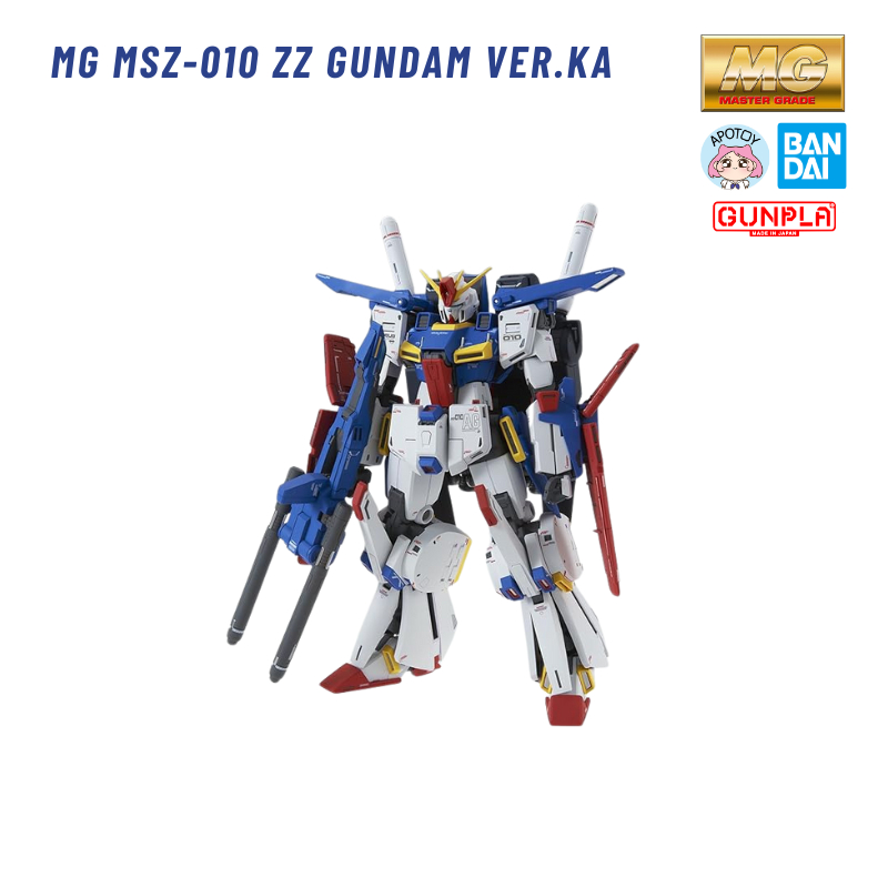 BANDAI MG MSZ-010 ZZ Gundam Ver Ka *พร้อมส่ง* (รหัส MGG015)