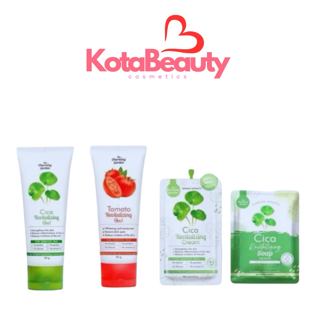 สบู่ใบบัวบก50g Cica Revitalizing Cream6g Cica Revitalizing Gel 50g Tomato Revitalizing Gel 50g