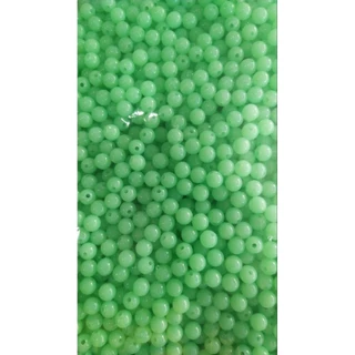 ลูกปัดกลมขุ่นน้อย ลูกปัดพาสเทล สีหวาน ลูกปัดกลม 8 มิล