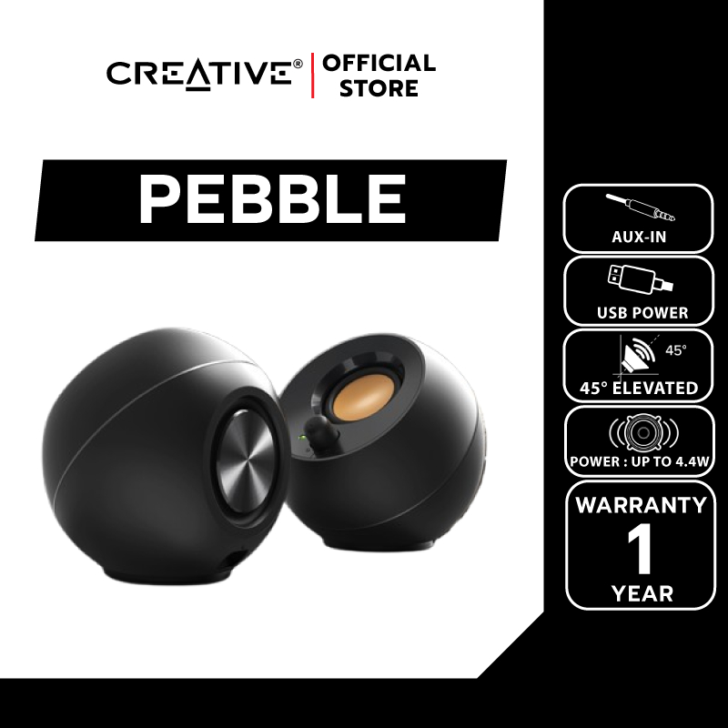 CREATIVE SPEAKER PEBBLE BLACK