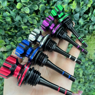 ก้านวัดน้ำมันเครื่องแต่ง‼️ทูโทน CNC ใส่รุ่น Honda Yamaha Nma…