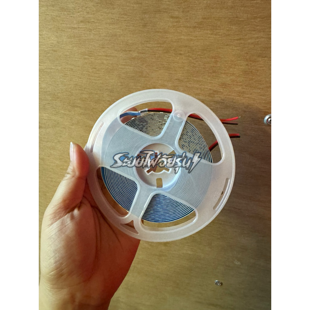 ไฟเส้น LED ไฟริบบิ้น 12v 5 เมตร เม็ดเล็กติดแล้วดูไฮโซ