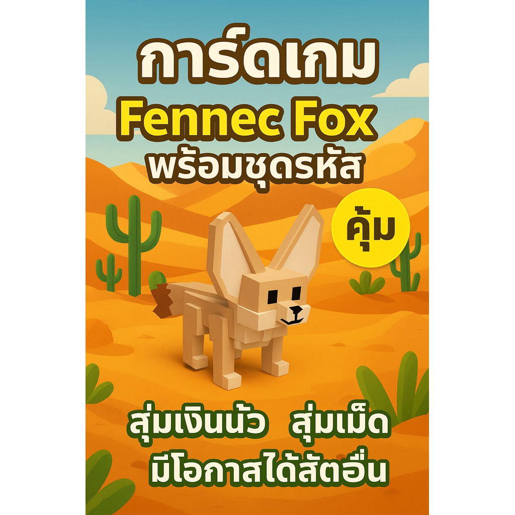 grow a garden Fennec fox￼