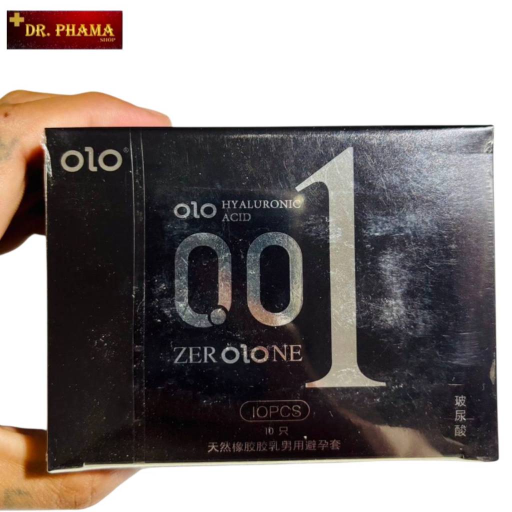 ถุงยางอนามัย โอแอลโอ บาง 001 สูตรบางพิเศษ ไซส์52+2 มม olo Condom Feeling Ultrathin Slim 001 Size 52+