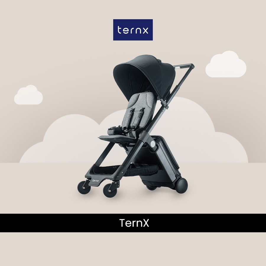 TernX Stroller กระเป๋าเดินทาง 2-in-1 ที่เปลี่ยนเป็นรถเข็นเด็กได้ทันที