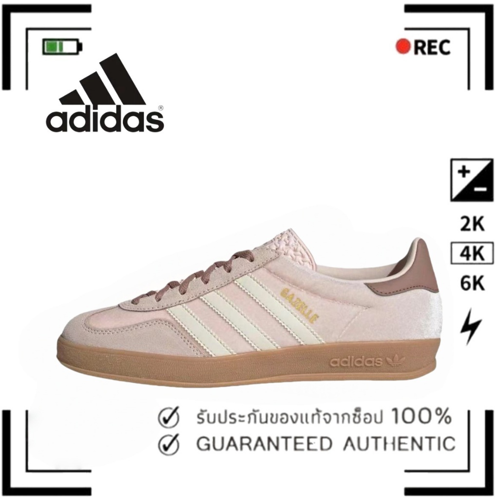 （ของแท้ 100 %）🌹 adidas originals Samba OG gazelle spezial JR0232 สีชมพู