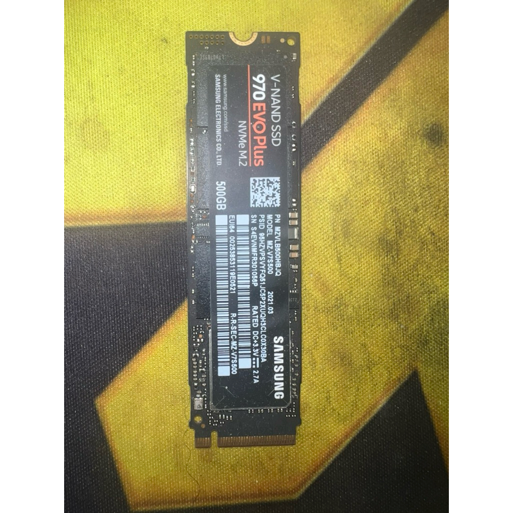 [[มือสอง สภาพ99%]]Samsung 970 Evo plus 500gb NVME