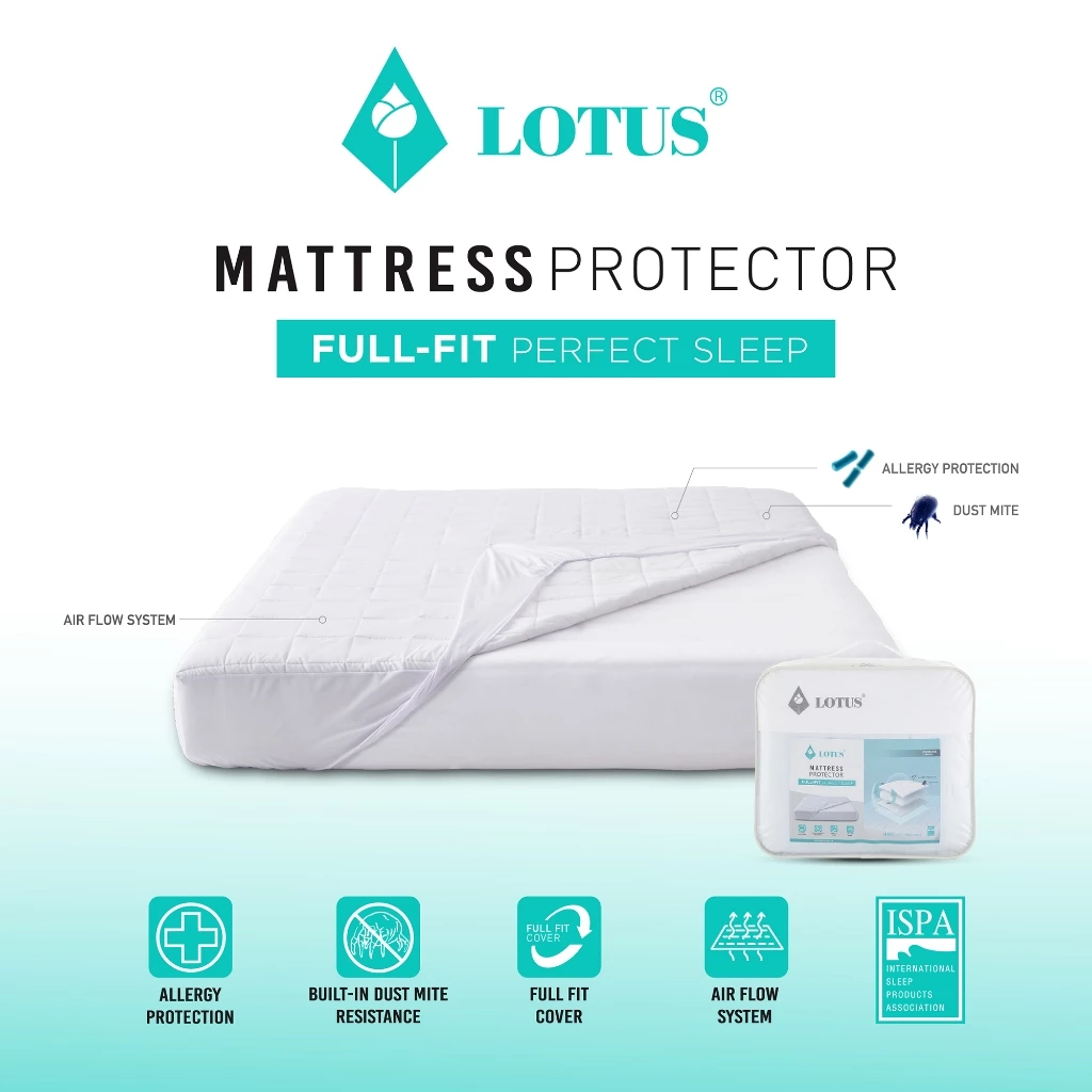 LOTUS ผ้ารองกันเปื้อน PERFECT SLEEP รองรับความหนา 16 นิ้ว