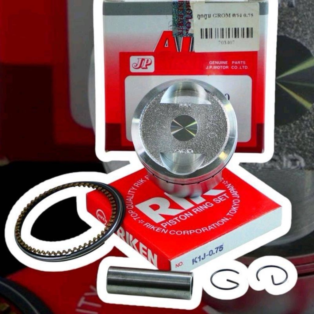 AIR ลูกสูบเวฟ110iLED สลัก12 มิล ปี2021-2023 ขนาด47-54มิล แบบหลบวาล์วและไม่หลบวาล์ว พร้อมแหวนกิ๊บ - รูปที่ 4