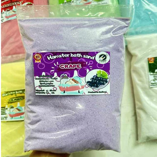 ทรายอาบน้ำแฮมเตอร์ขนาด1kg.มีหลายกลิ่นให้เลือก
