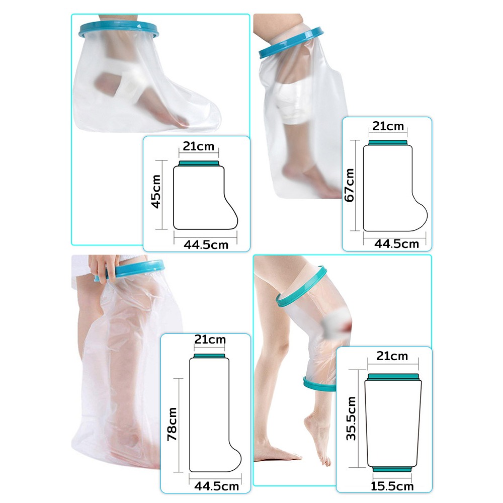 แขน ศอก มือ ขา เข่า เท้า ถุงหุ้มเฝือกกันน้ำ ถุงคลุมเฝือก ถุงกันน้ำ  ซีลกันน้ำ ถุงกันน้ําเฝือก ขายตรงจากโรงงาน - รูปที่ 5