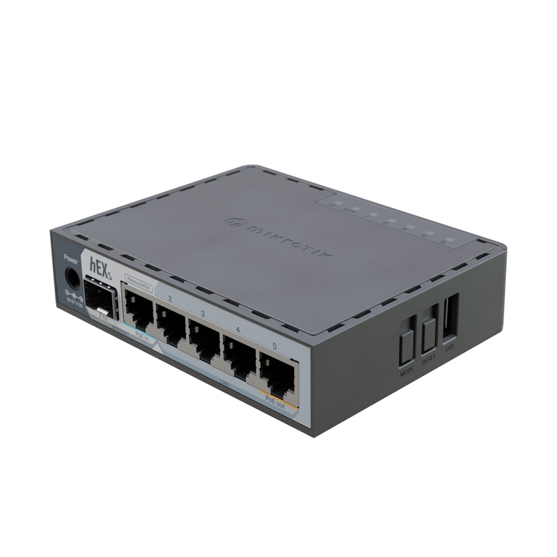 MikroTik hEX S (2025) (E60iUGS) -5-Port Gigabit Ethernet + 1-Port SFP(2.5G supported)