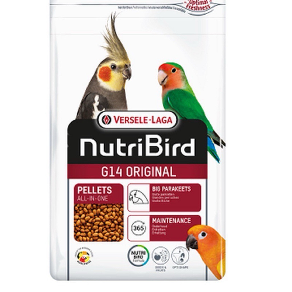 🅺🅺🅵 (1kg.) อาหารนก Nutribird G14 Original (แพคเกจโรงงาน)