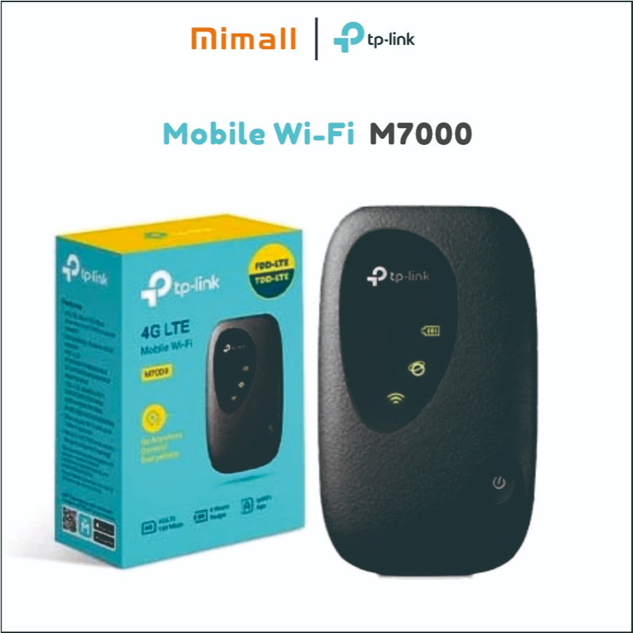 TP-Link M7000 Pocket WiFi พกพาไปได้ทุกที่ (4G LTE Mobile Wi-Fi)