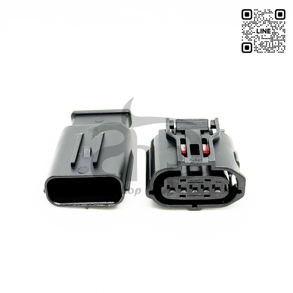 ปลั๊ก Connector 5 Pin HD052Y-0.6-21J แอร์โฟร์ Airflow Isuzu Dmax Toyota Altis vios  Camry 6189-1046 