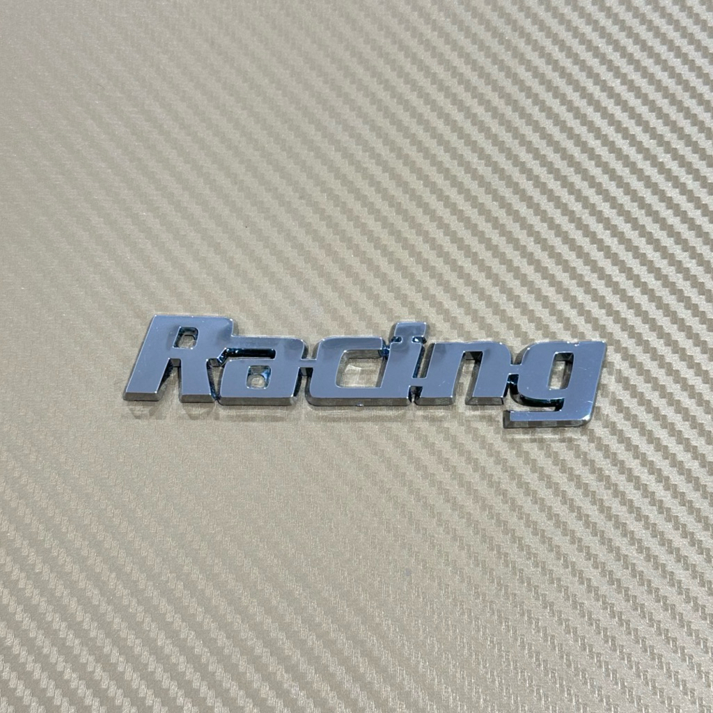 โลโก้  Racing ขนาด 2 x 10.5 cm ราคาต่อชิ้น